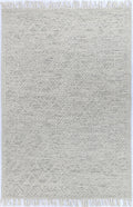 Pearl Ivory Black Wool Rug