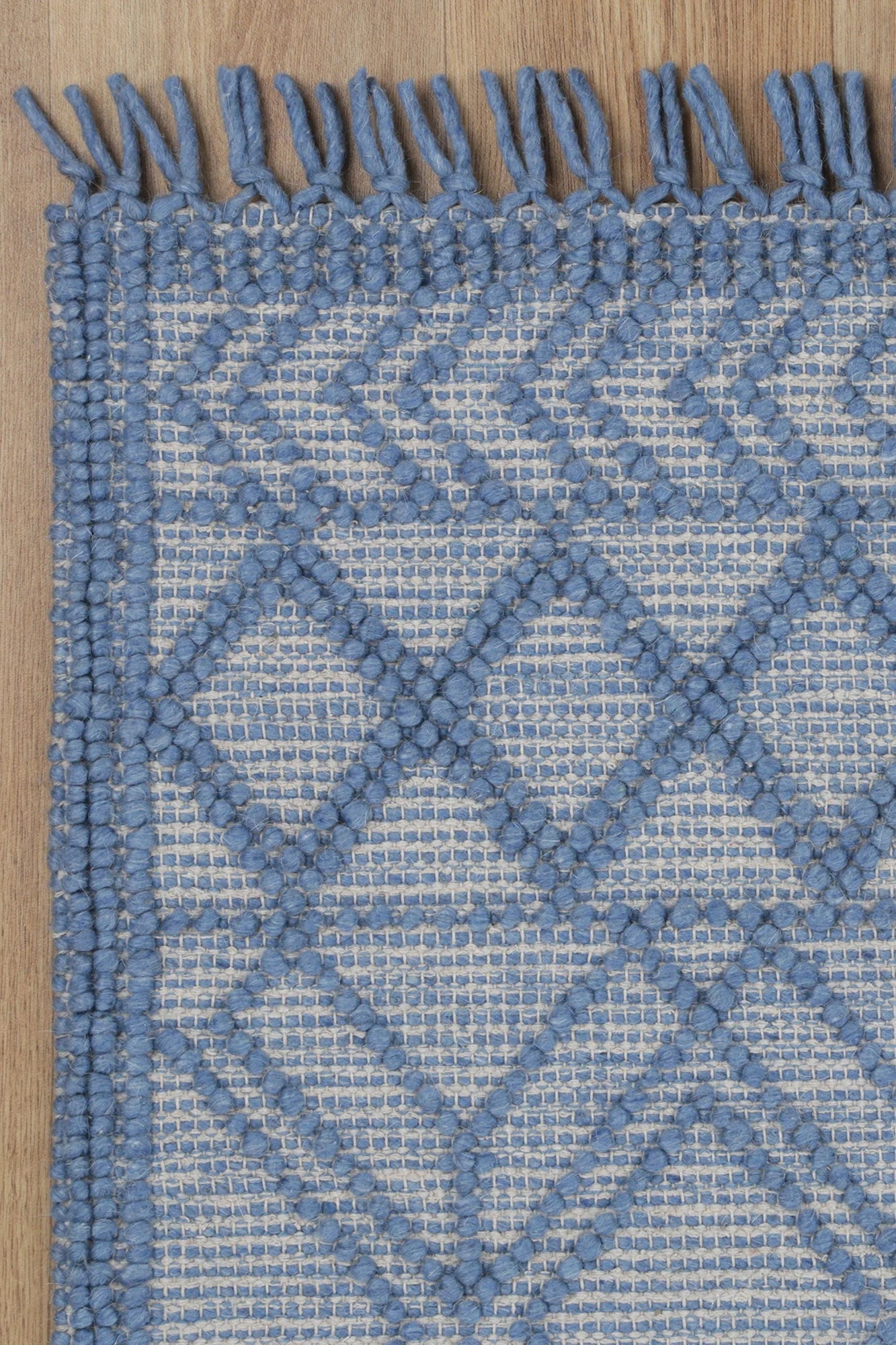 Avenza Blue Wool Rug