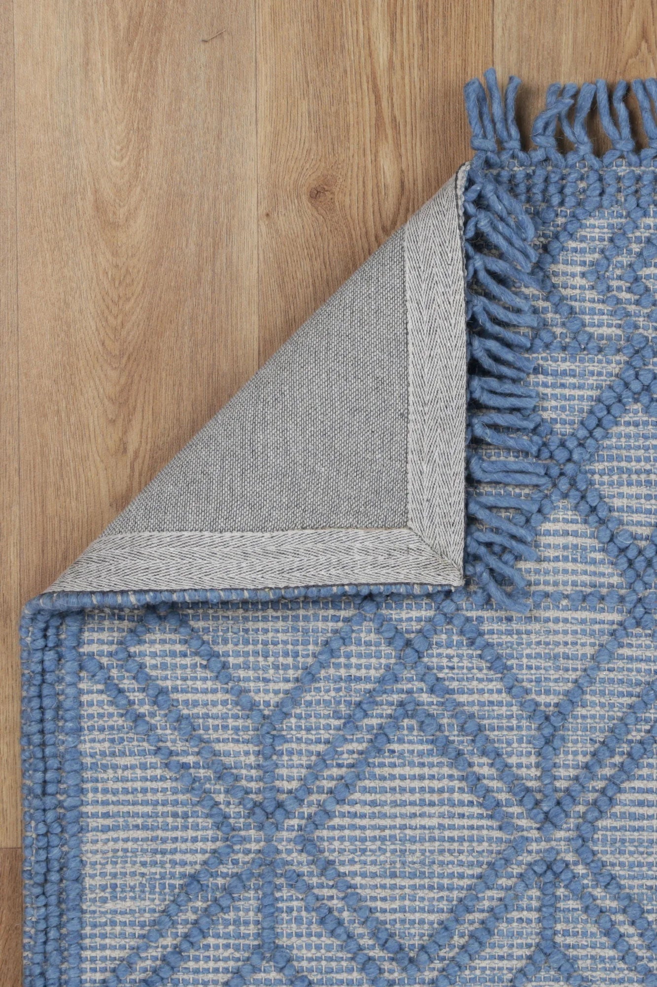 Avenza Blue Wool Rug