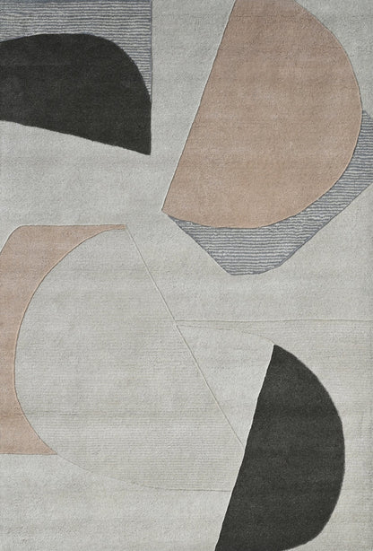 Mehari Beige & Multi Wool Rug