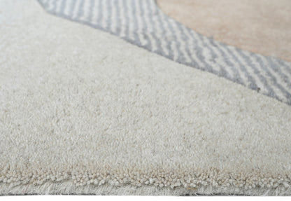 Mehari Beige & Multi Wool Rug