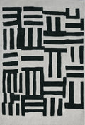 Mehari Ivory & Green Wool Rug