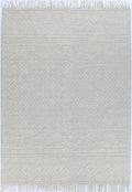 Luzo Ivory Grey Wool Rug
