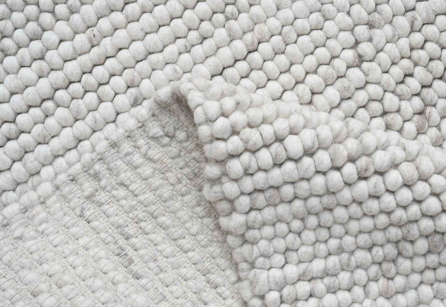 Pebble Ivory Wool Rug