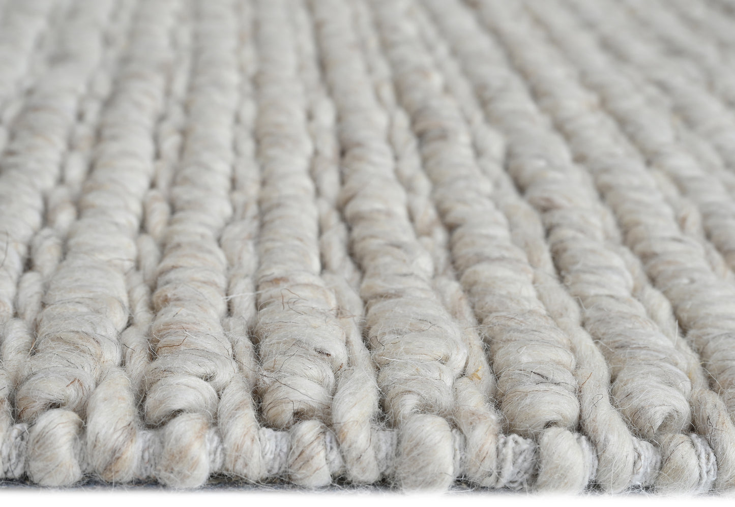 Basket Ivory & Beige Wool Rug