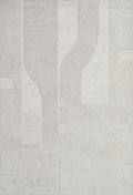 Mehari Grey & Silver Wool Rug