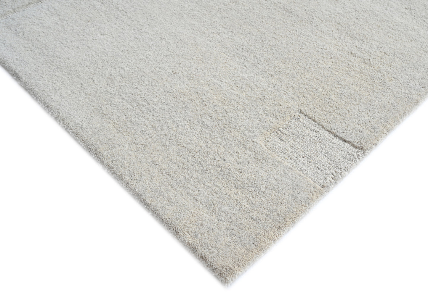 Mehari Grey & Silver Wool Rug