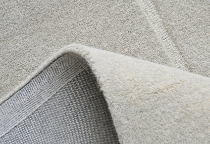 Mehari Grey & Silver Wool Rug