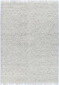 Luxe Ivory Black Wool Rug