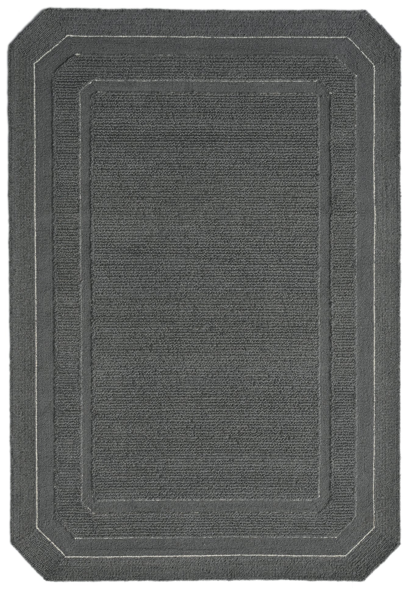 Spectrum Grey Wool Rug