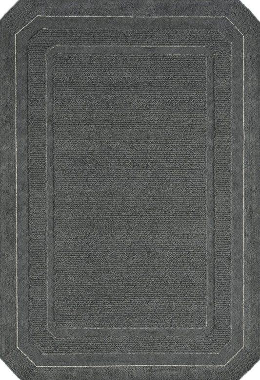 Spectrum Grey Wool Rug