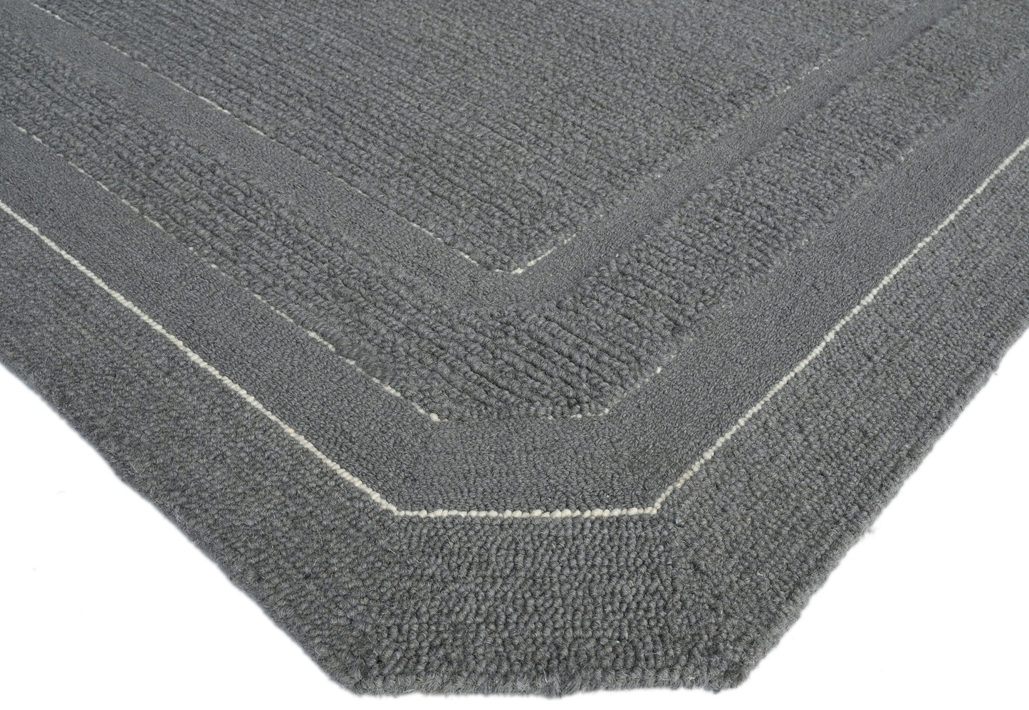 Spectrum Grey Wool Rug