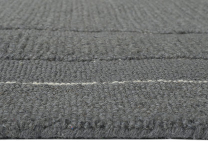 Spectrum Grey Wool Rug