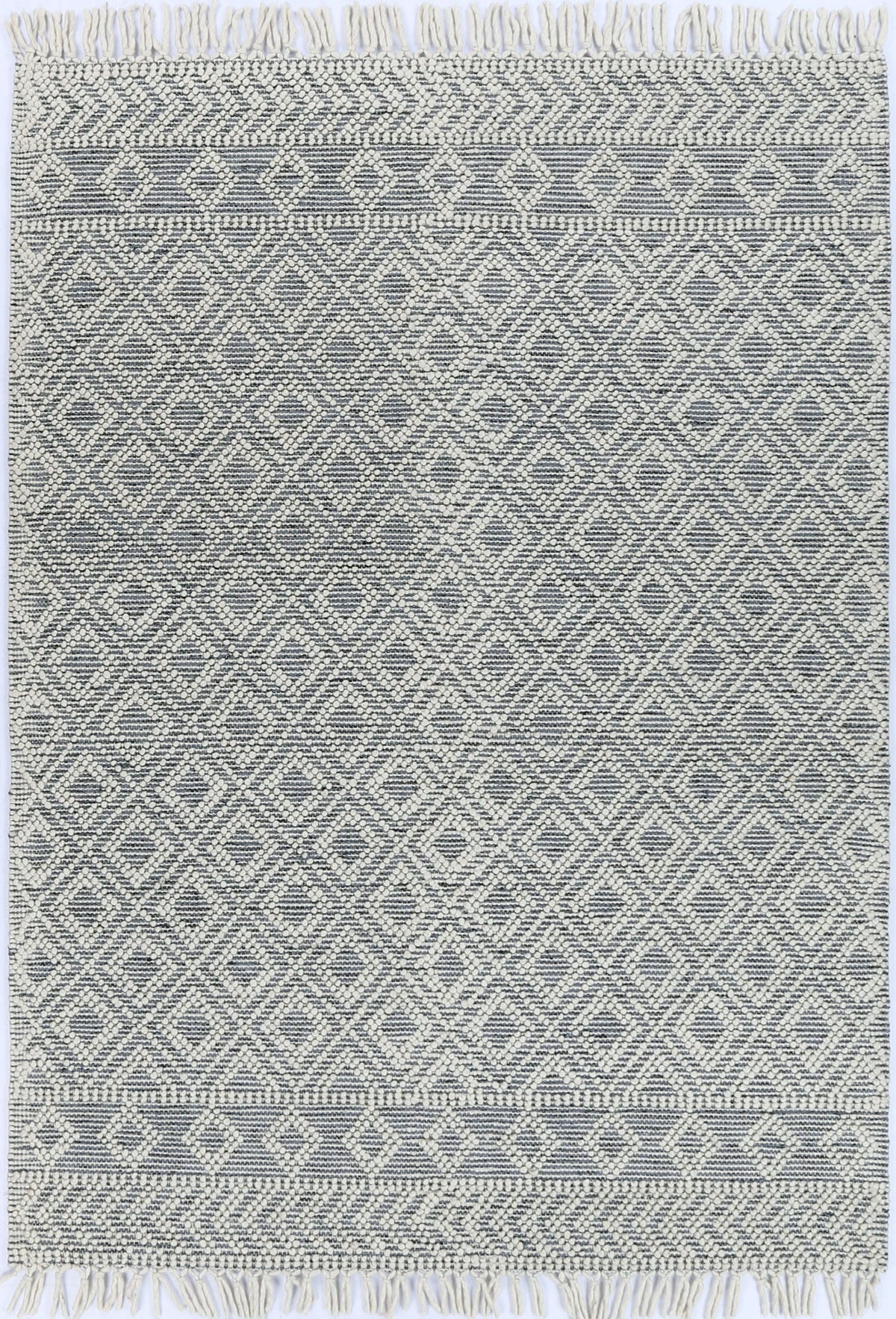 Vexa Deluxe Grey Wool Rug