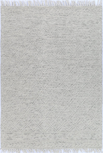 Lior Ivory Black Wool Rug
