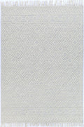 Lior Ivory Blue Wool Rug