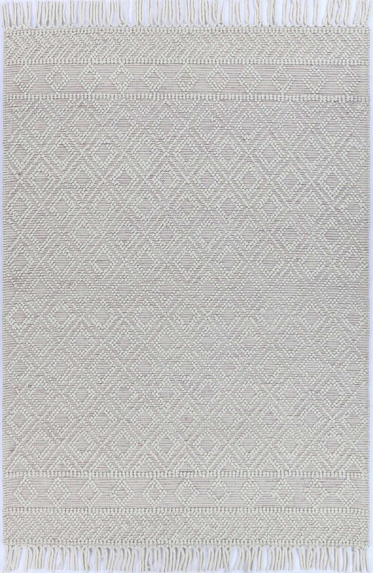 Lior Ivory Pink Wool Rug