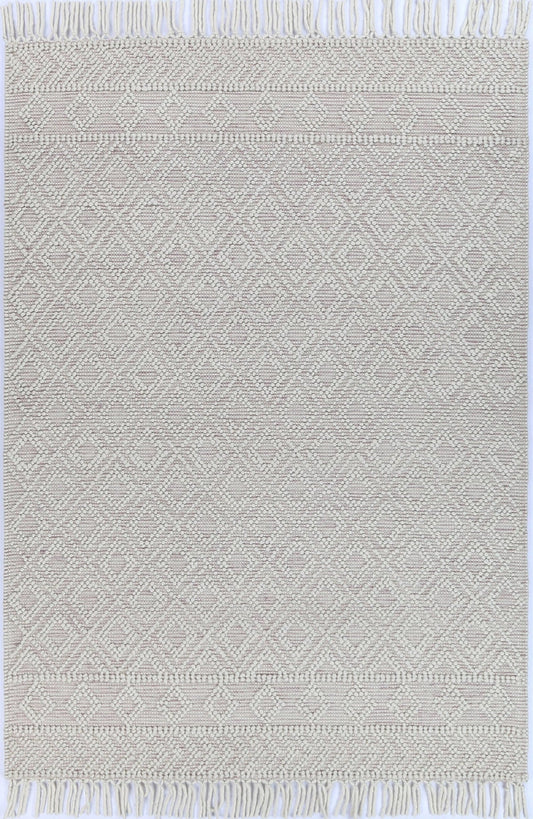 Lior Ivory Pink Wool Rug
