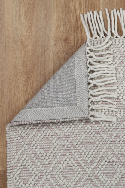 Lior Ivory Pink Wool Rug