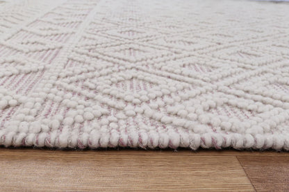 Lior Ivory Pink Wool Rug