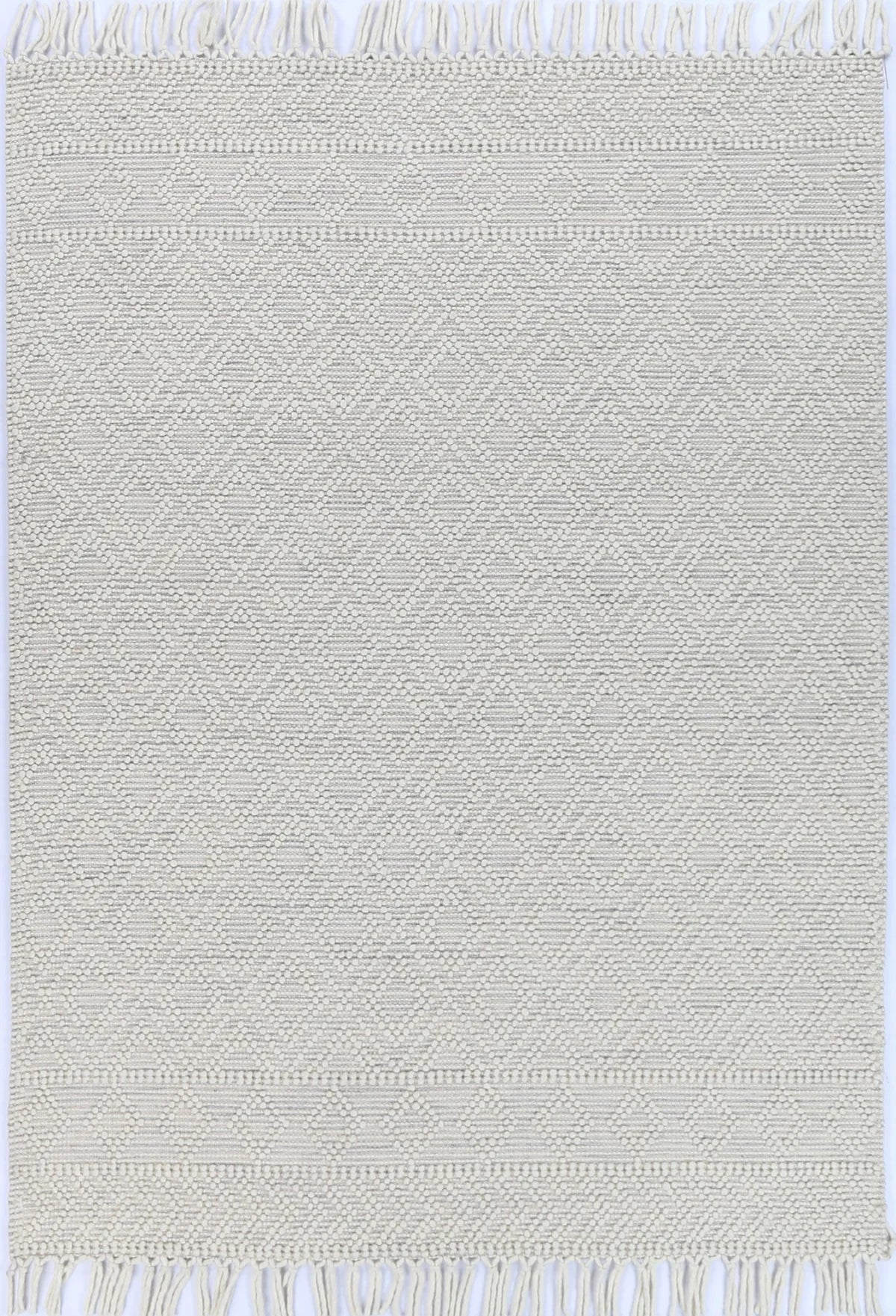 Lior Ivory Grey Wool Rug