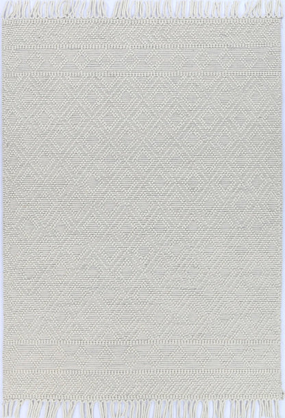 Lior Ivory Grey Wool Rug