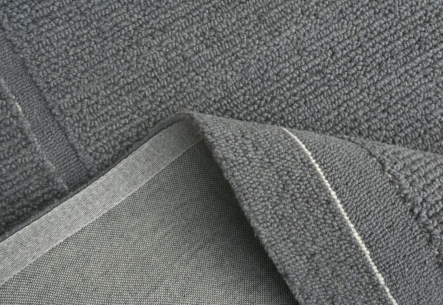 Spectrum Grey Wool Rug