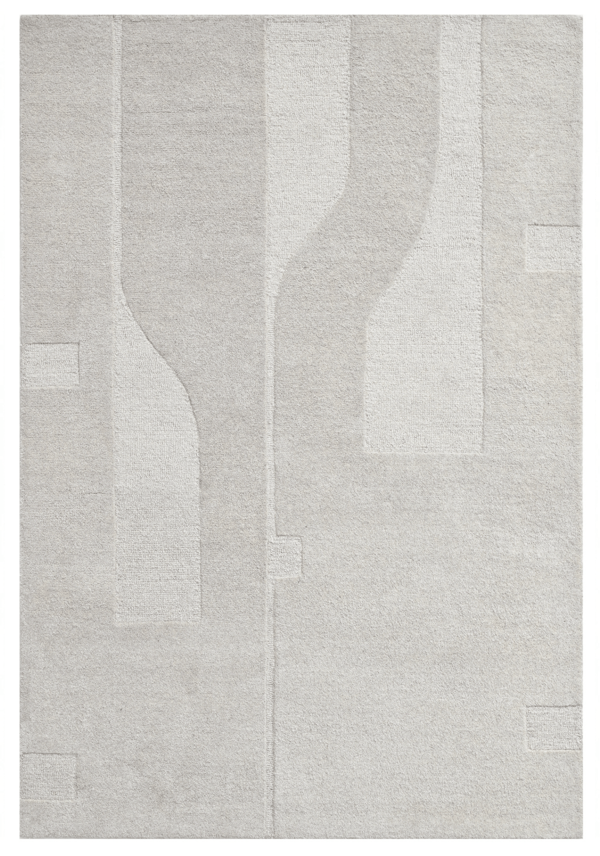 Mehari Beige Wool Rug