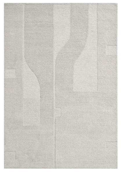 Mehari Beige Wool Rug