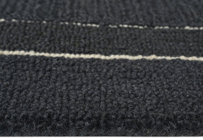 Spectrum Navy Wool Rug
