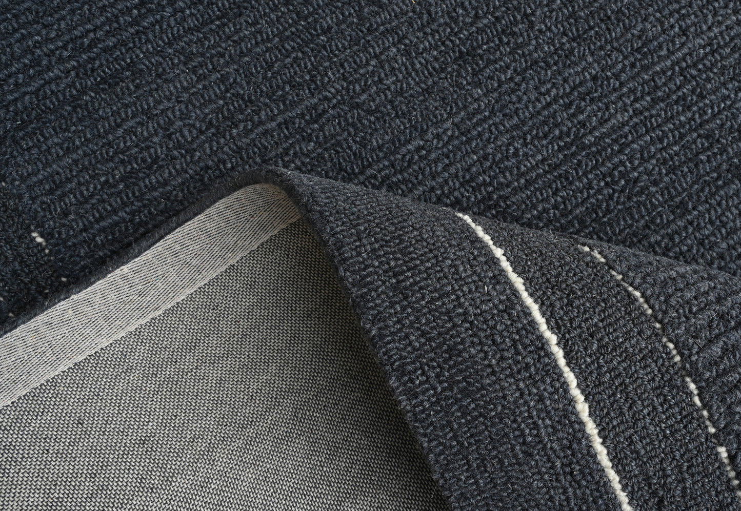 Spectrum Navy Wool Rug