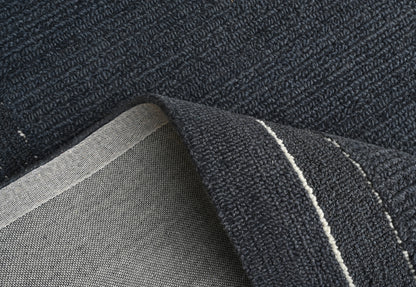 Spectrum Navy Wool Rug
