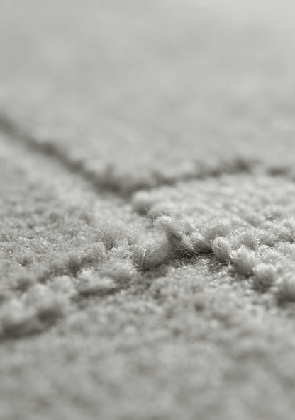 Mehari Beige Wool Rug