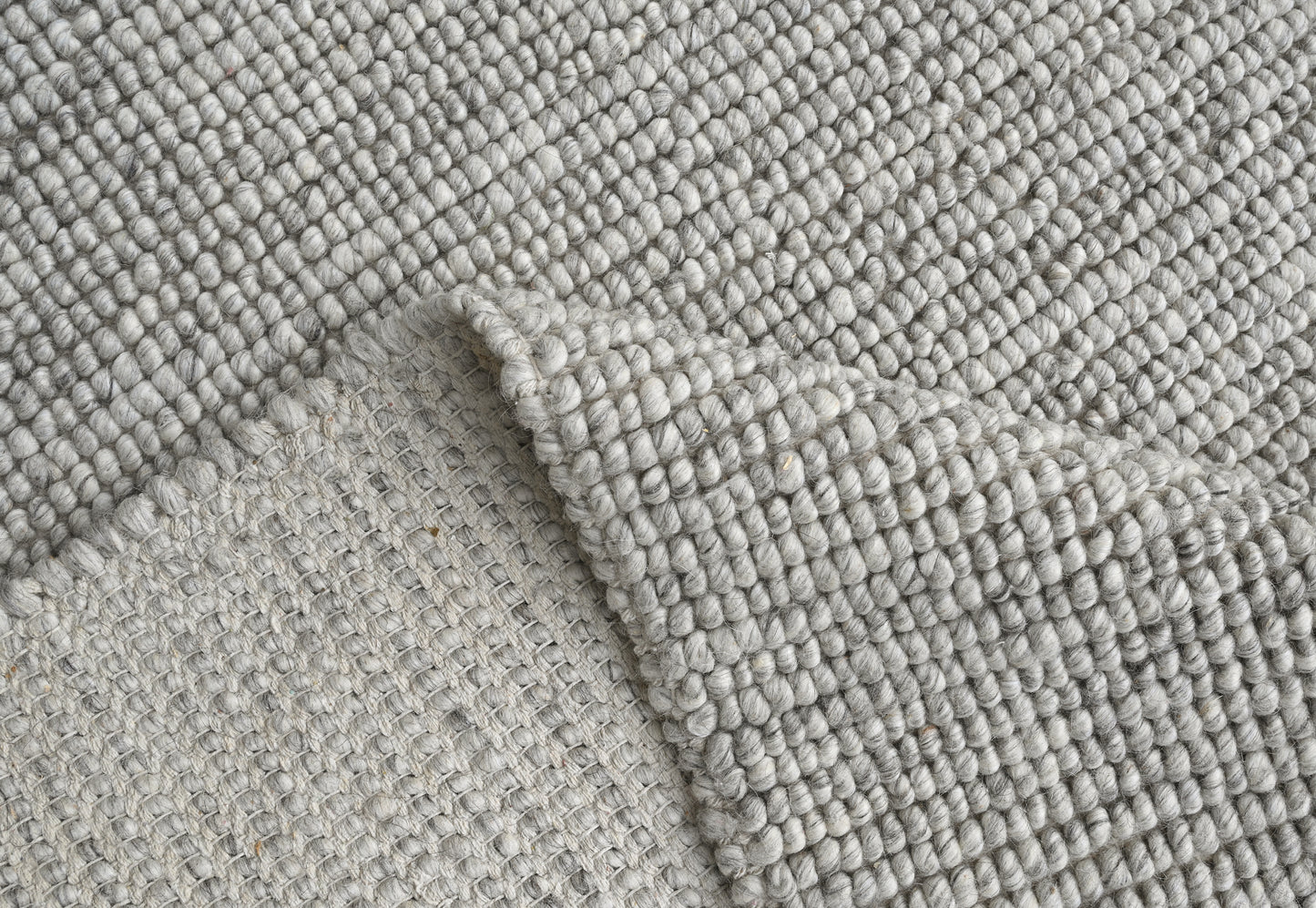Palmero Grey Wool Rug