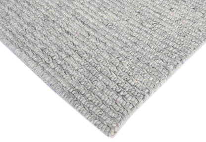 Basket Grey Wool Rug