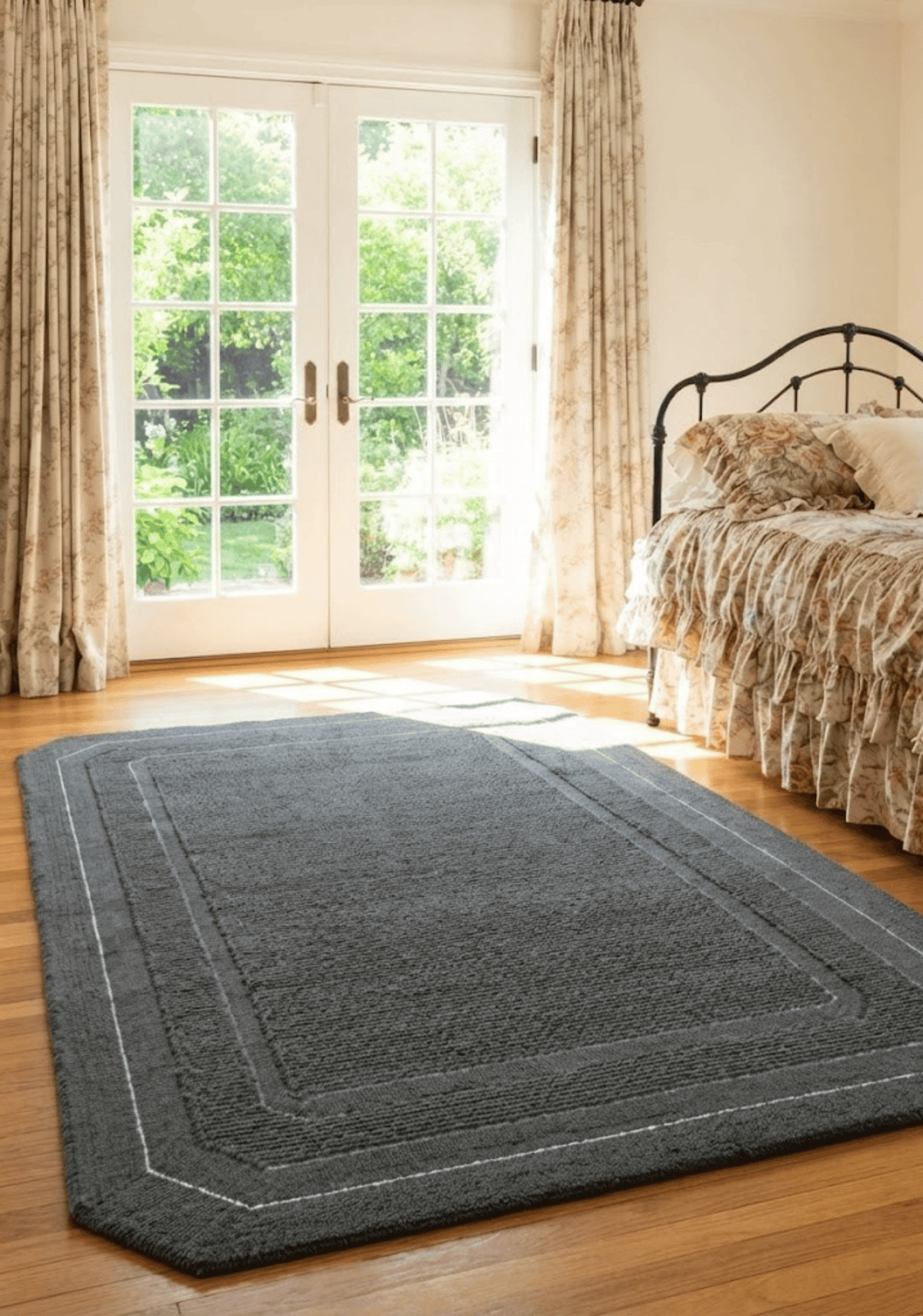 Spectrum Grey Wool Rug