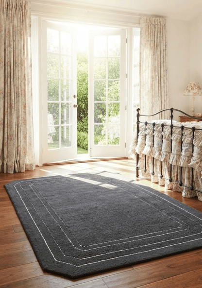 Spectrum Navy Wool Rug
