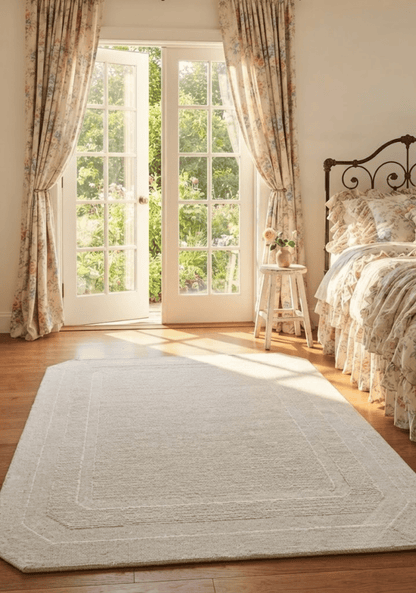 Spectrum Beige Wool Rug