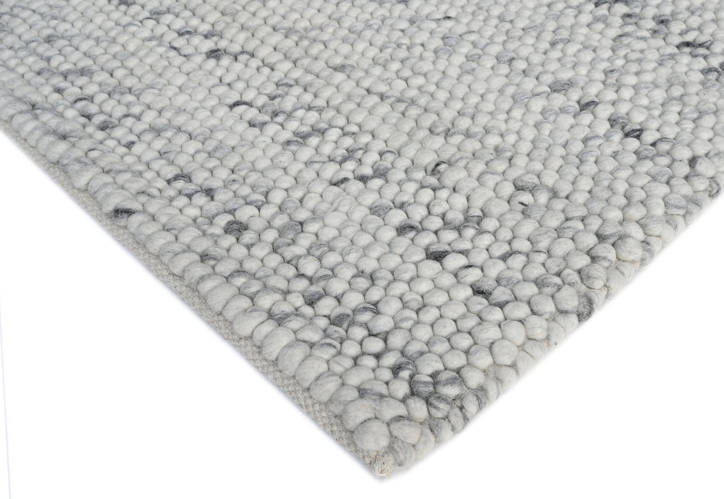 Pebble Grey Wool Rug