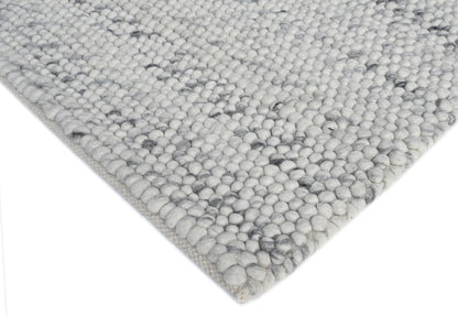 Pebble Grey Wool Rug
