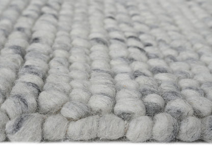 Pebble Grey Wool Rug