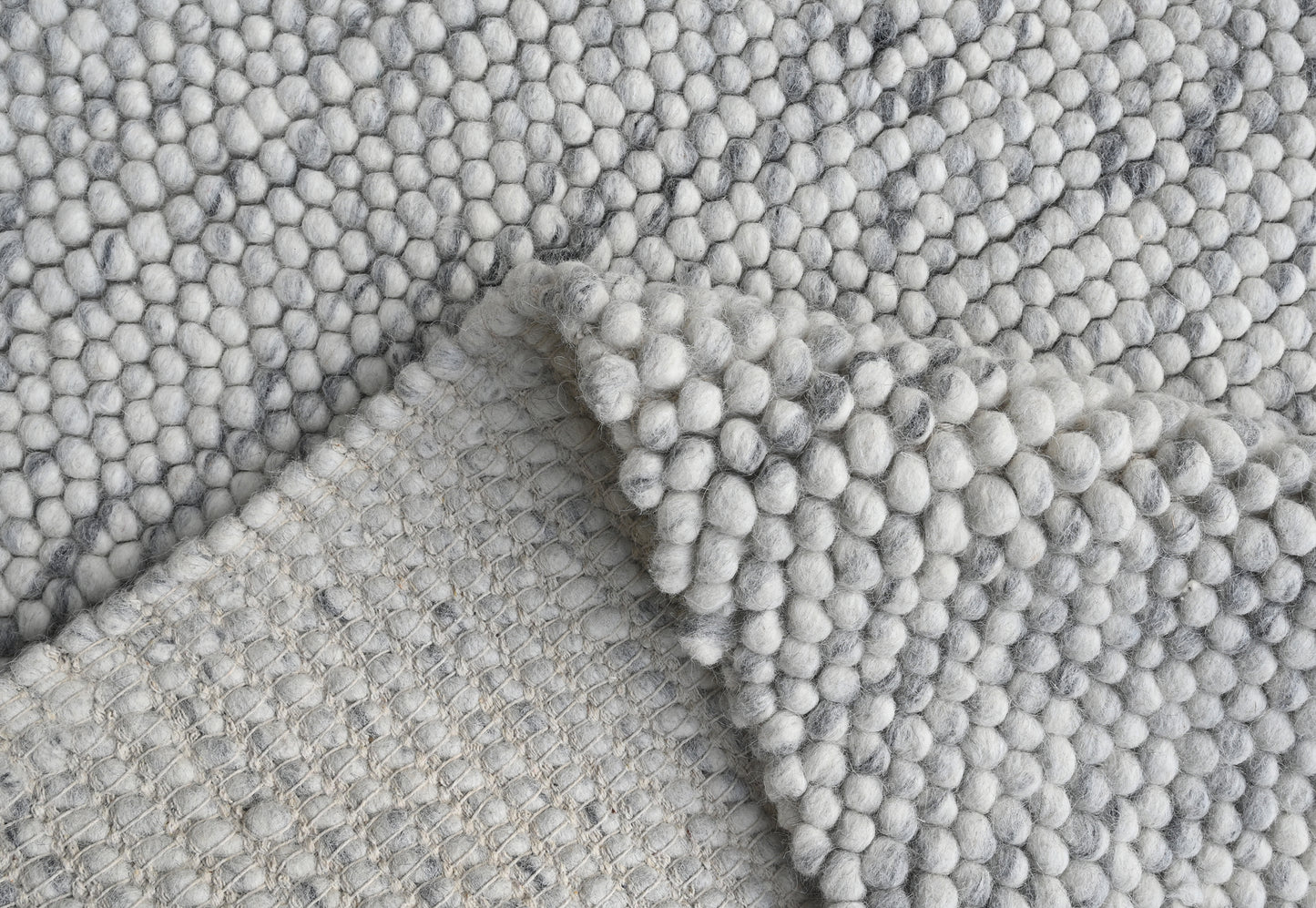 Pebble Grey Wool Rug