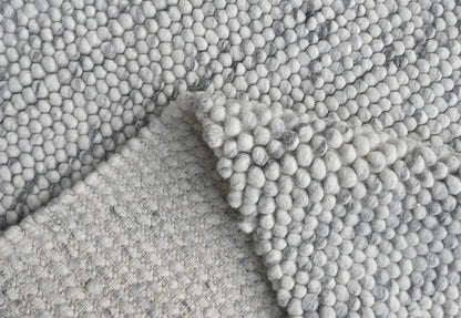 Pebble Grey Wool Rug