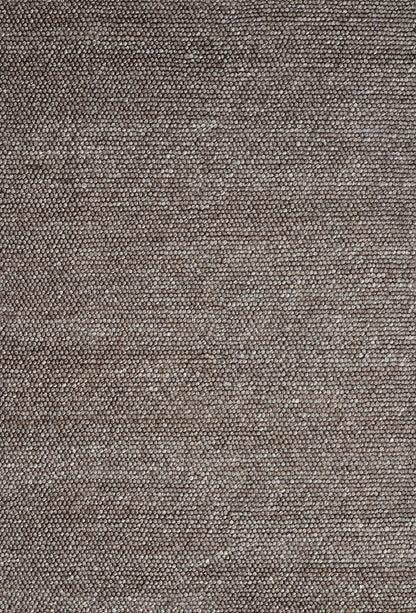 Pebble Brown Wool Rug