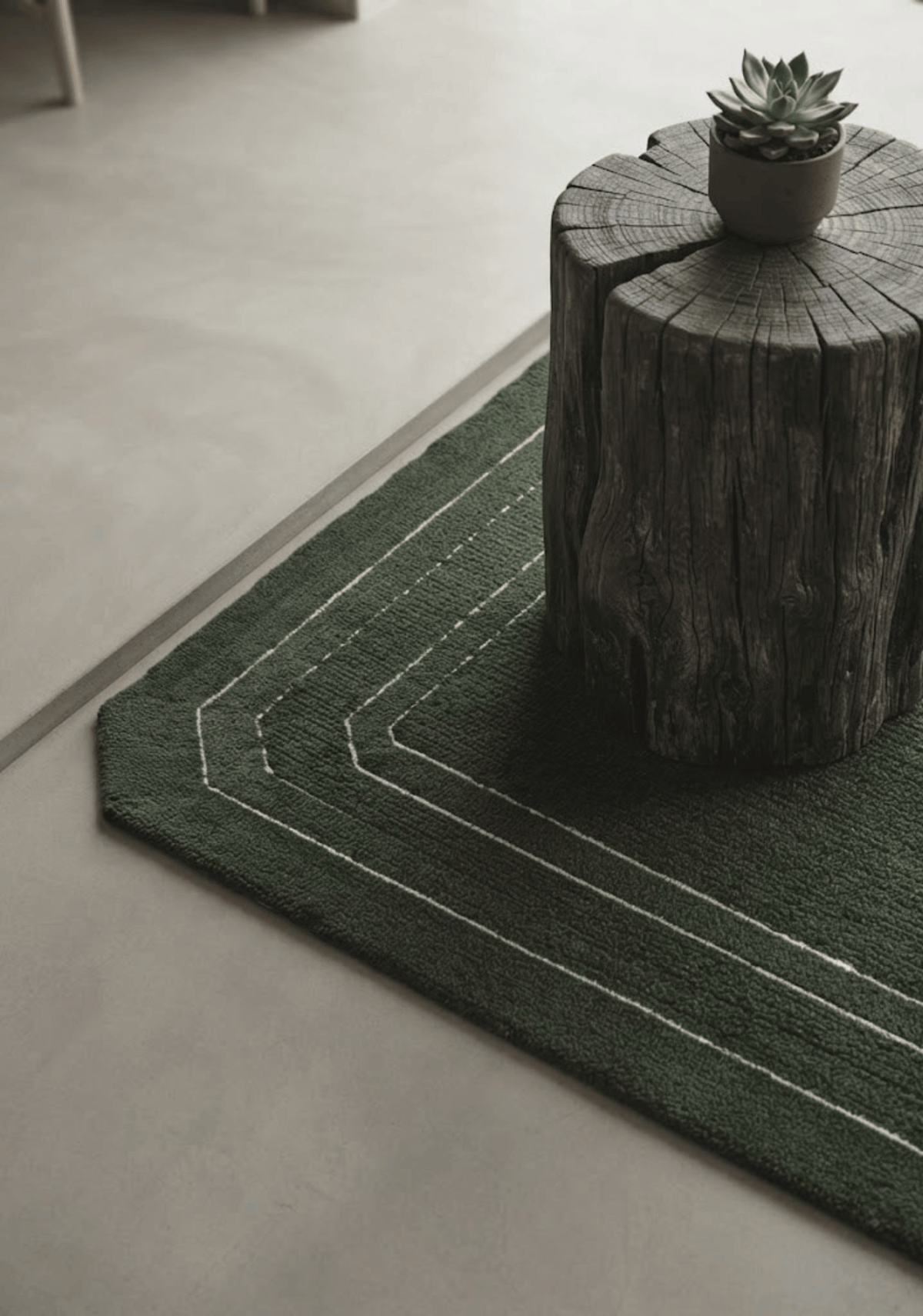 Spectrum Moss Wool Rug