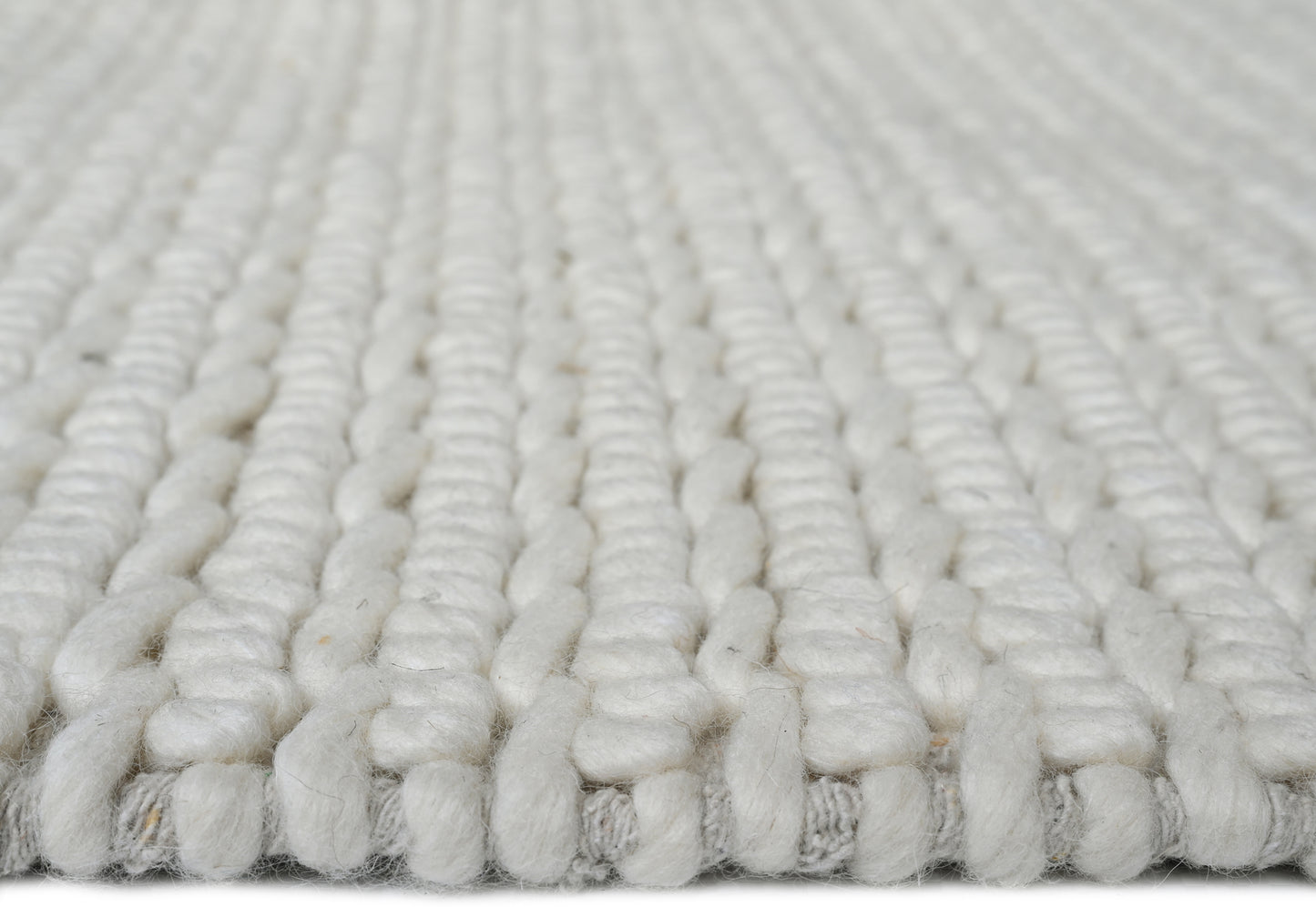 Basket Ivory Wool Rug