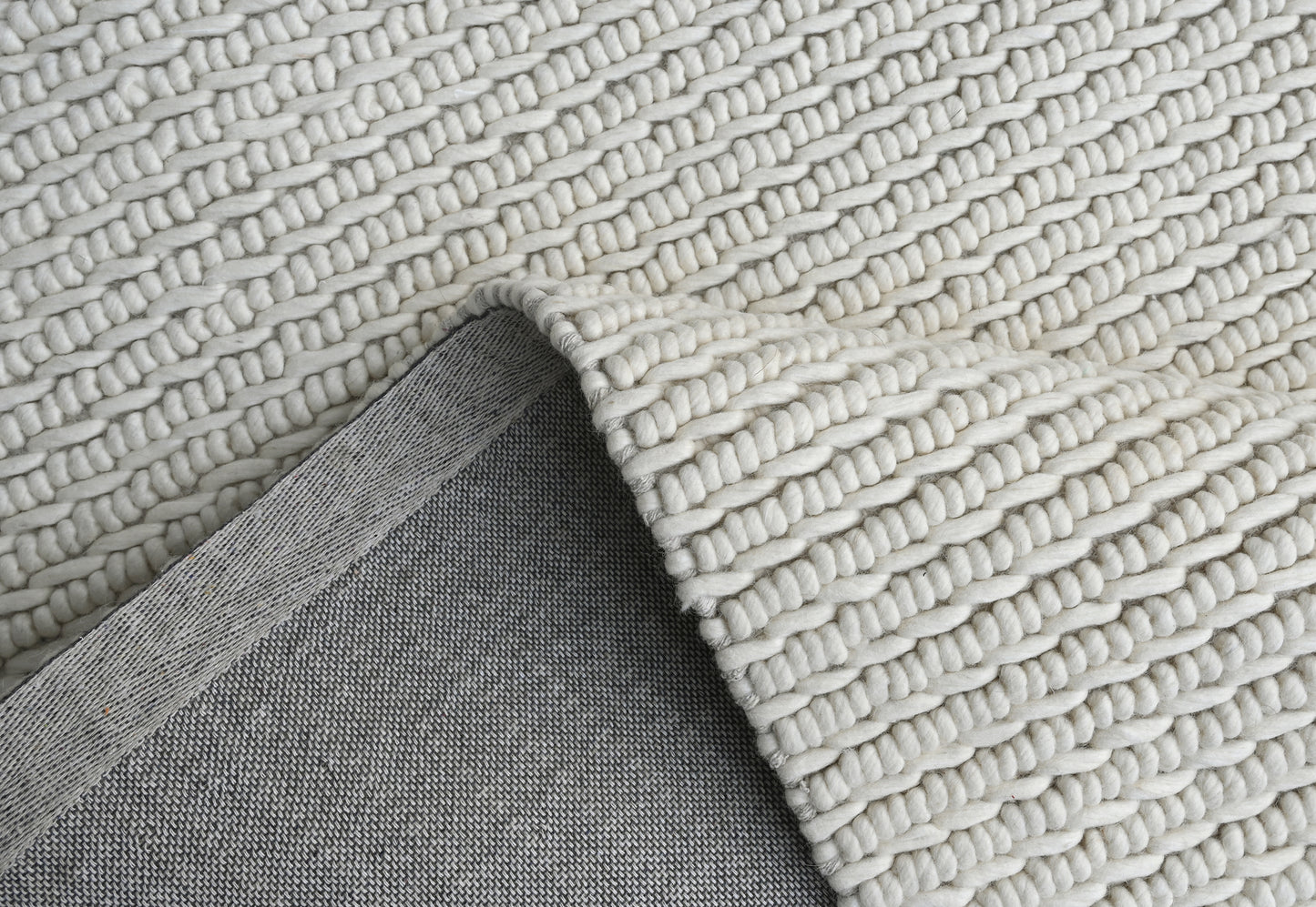 Basket Ivory Wool Rug