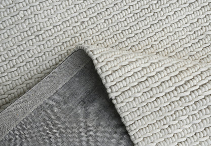 Basket Ivory Wool Rug