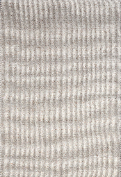 Platinum Ivory Brown Wool Rug