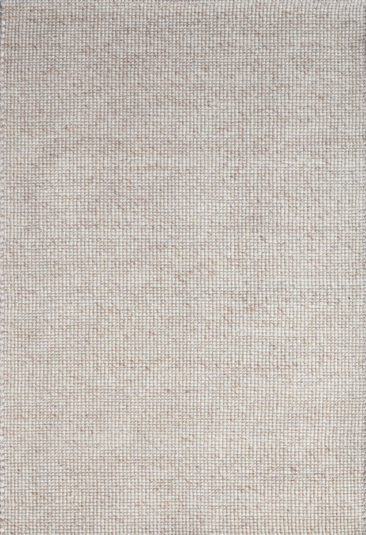 Platinum Ivory Brown Wool Rug